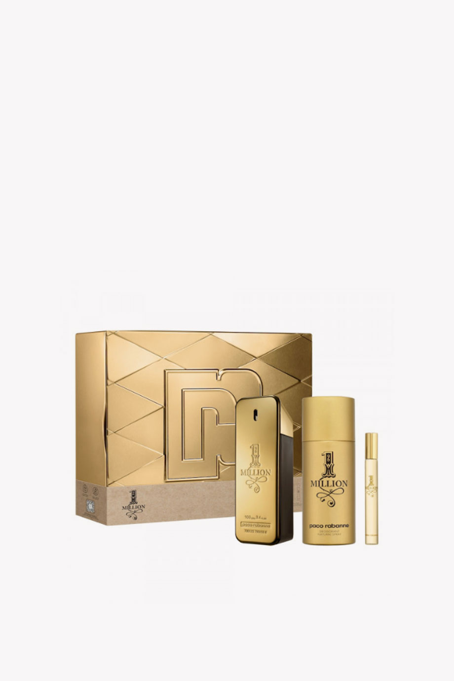 Picture of PACO RABANNE ONE MILLION FOR MEN EAU DE TOILETTE 100ML+S/G  SET