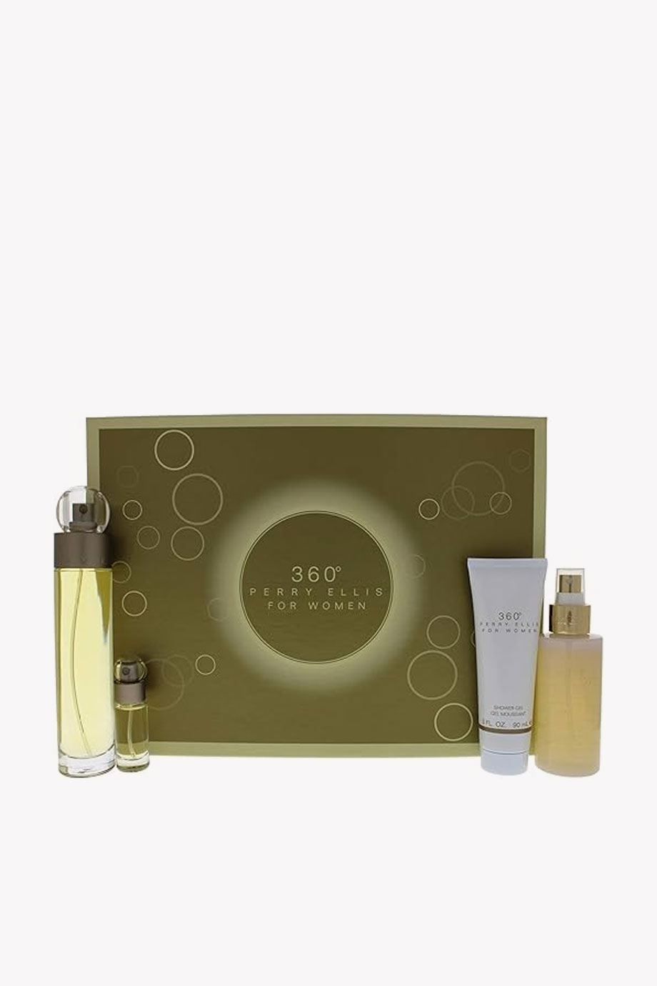 Picture of PERRY ELLIS 360 W EDT 100ML + 118ML + B/MIST+S/G+MINI SET