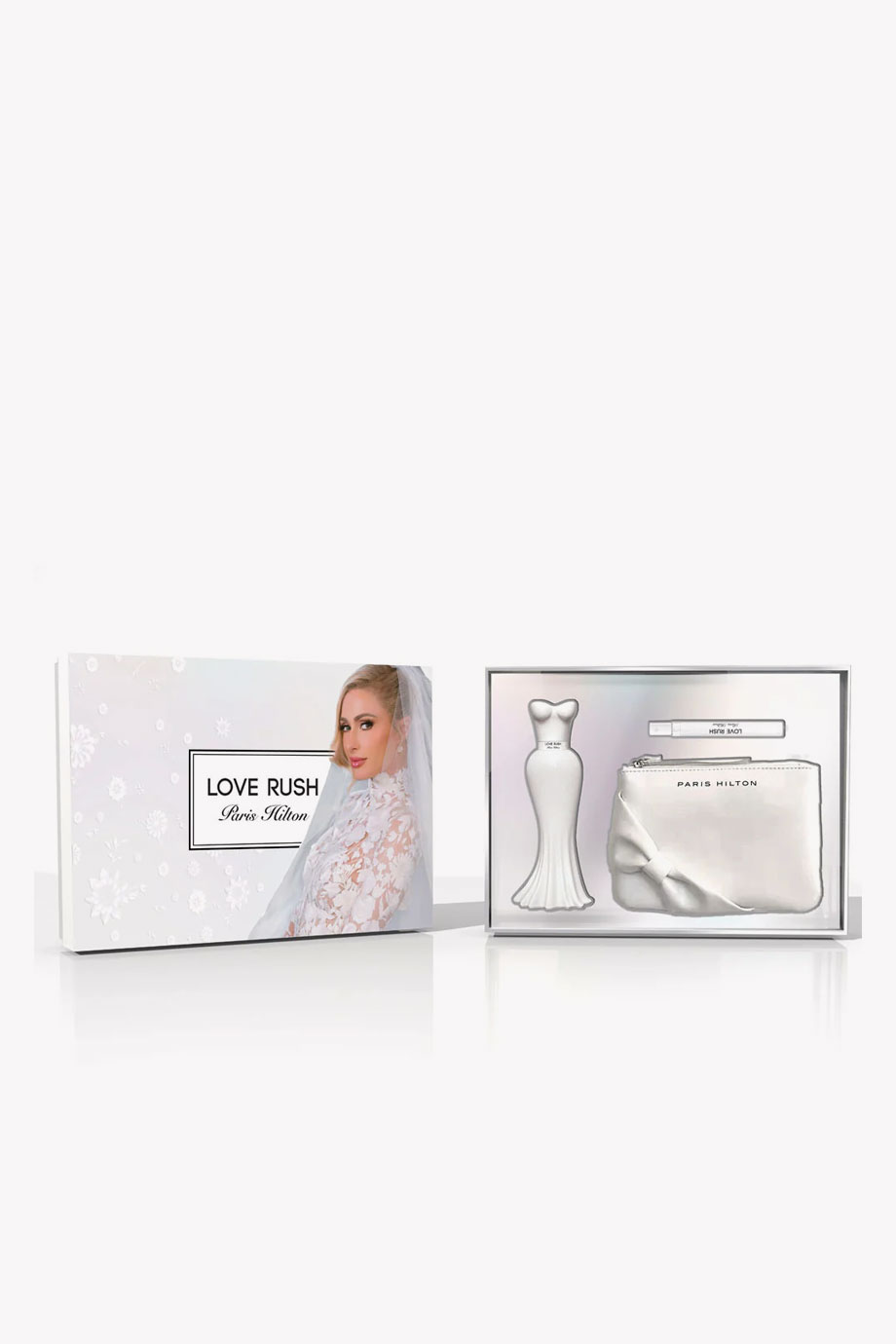 Picture of PARIS HILTON LOVE RUSH WOMEN EAU DE PARFUM 100ML +3.5 MINI + POUCH SET