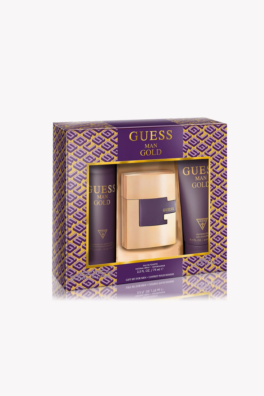 Picture of GUESS GOLD M EDT 100ML + S/G +DEO SPRAY SET