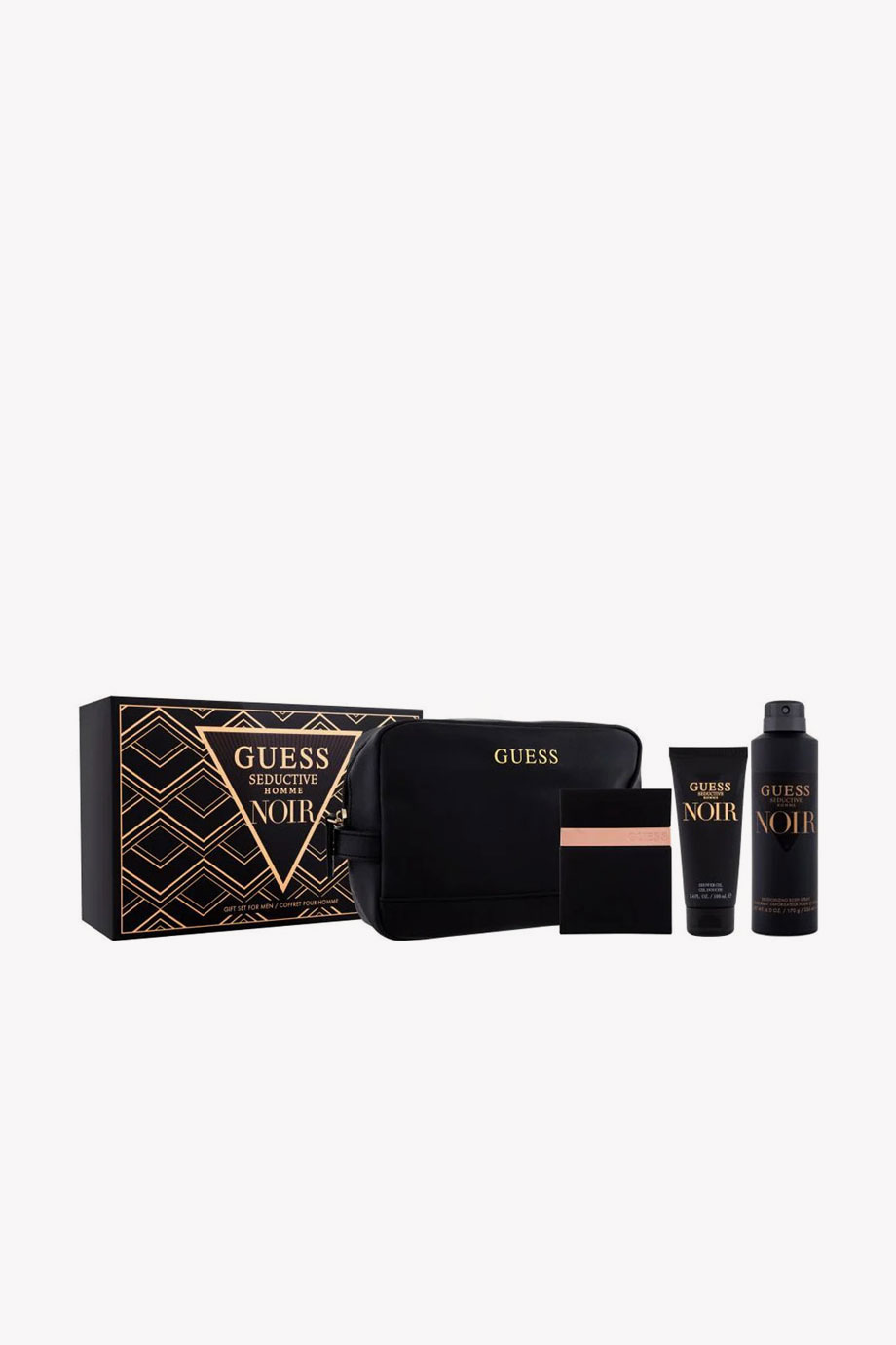 Picture of GUESS SEDUCTIVE NOIR EDT 100+S/G+DEO+ POUCH SET