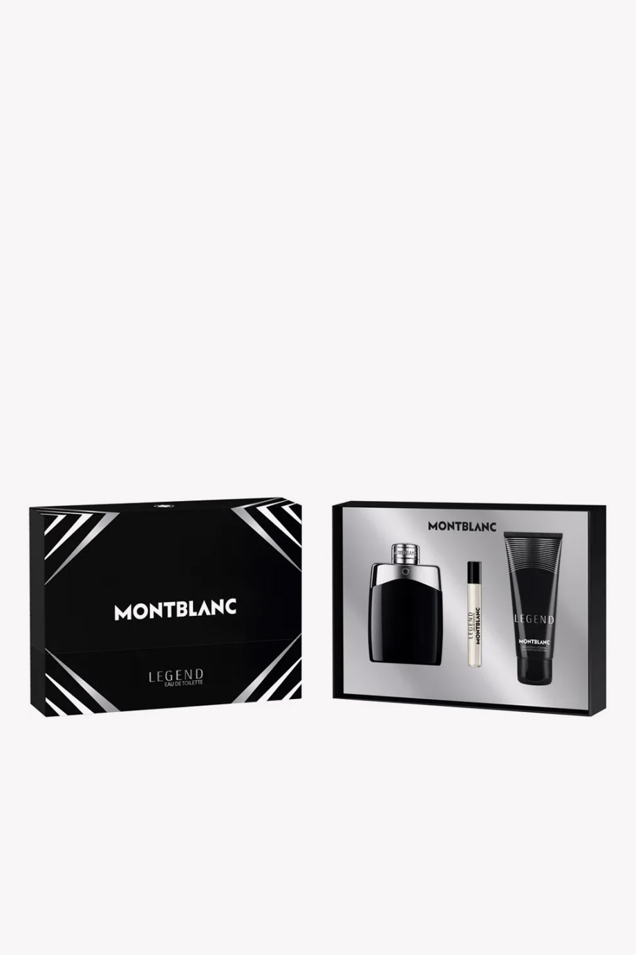 Picture of MONT BLANC LEGEND EAU DE TOILETTE + ALL OVER SHOWER GEL 100ML + 7.5 MINI SET